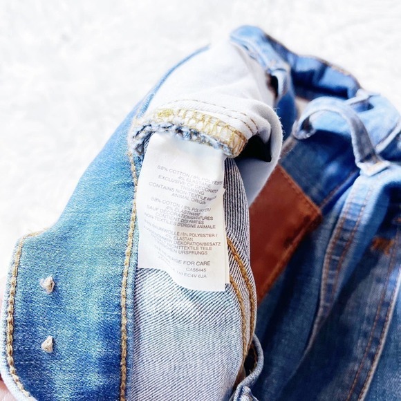 Madewell Cali Demi-Boot Denim Jeans Button Fly SZ25 - Picture 6 of 9